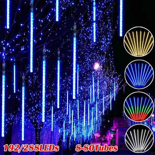Led meteor shower rain lights - meteor,