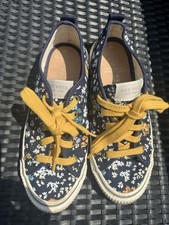 Ladies Fat Face Pumps Organic Cotton Sneakers Plimsolls Shoes Uk 5