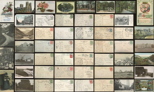 Postmarks england village - england,