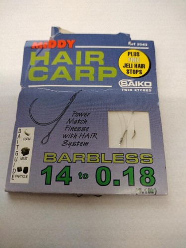 Middy hair carp hooks with - carp,