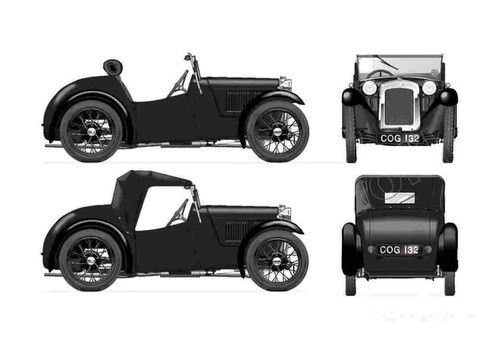 Photo blueprint austin 7 - a4,