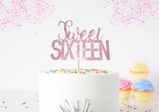 Sweet Sixteen Birthday Cake