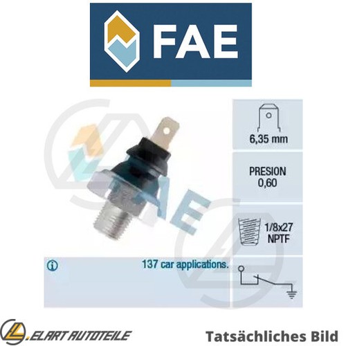 Oil pressure switch for - switch, mg