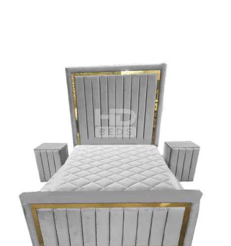 Plush velvet milan panel - velvet, bed