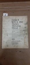 Honda 4 cb500 & cb350 workshop  manual   project