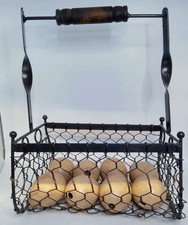 Vintage Large Chicken Wire Egg