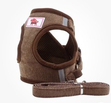 Small Dog Harness Leash Set No Pull Soft Mesh Pet Reflective Vest Lead Puppy UK