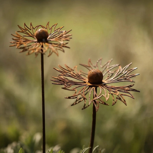 Rustic metal bluebonnet - rustic, garden