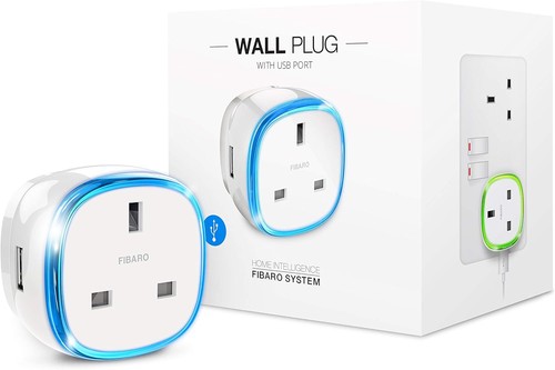 Fibaro wall plug wave - wall, plus