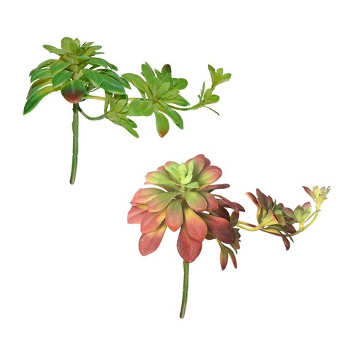 2pcs artificial succulent - 2pcs,
