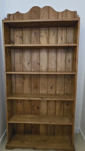 Hardwood sturdy bookcase - hardwood,