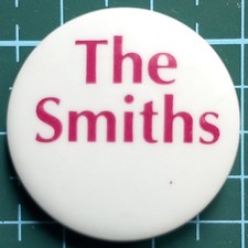 vintage SMITHS morrissey manchester indie rock button badge