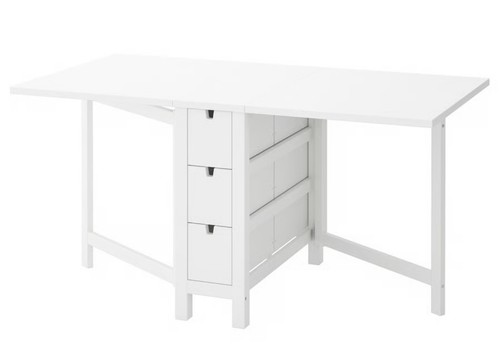 White ikea norden - white,