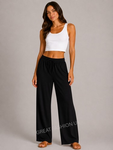 Palazzo trousers ladies - trousers, womens