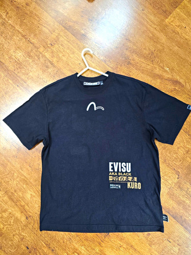 Evisu black colour - evisu,, t