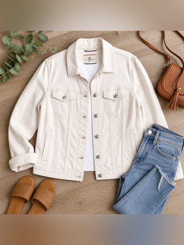 For all mankind ivory denim - for,