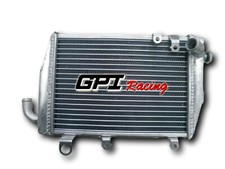 Left side aluminum radiator - side,