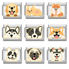 Puppy dog Italian Modular❤Charm Fit All CLASSIC Italian 9mm 18 Links Bracelet❤