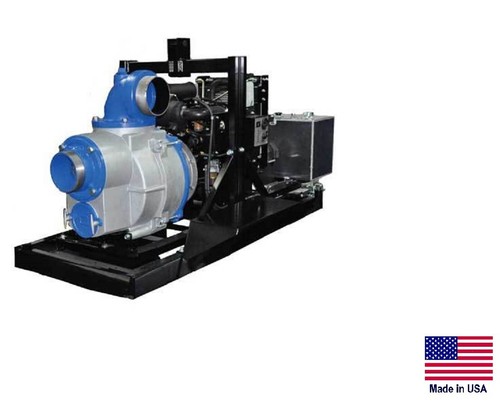 Trash pump skid mounted - trash,