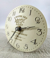 Retro Paris Themed Standing Clock | Battery Operated | Home Decor VGC