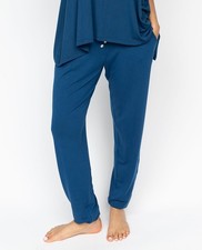 Cyberjammies Pyjama Bottoms Modal Women Harriet Blue Jersey PJ Pants LAST FEW