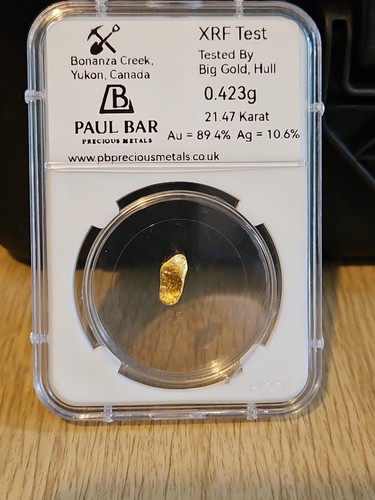 Gold nugget 423g from the - gold, 0.423g,