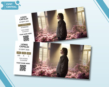 Personalised Lewis Capaldi Souvenir Ticket: Custom Concert Gift (Print)