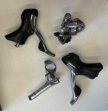 Used Shimano 105 10sp STI levers and gear mechs