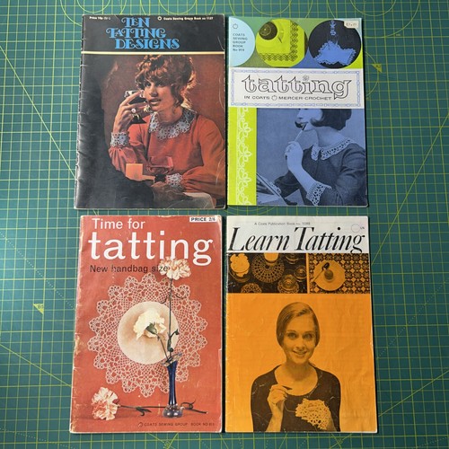 Four vintage tatting - tatting, booklets