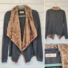 Ladies HOLLISTER Open Faux Fur