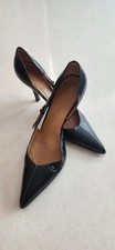 Hermes Heels Black Leather