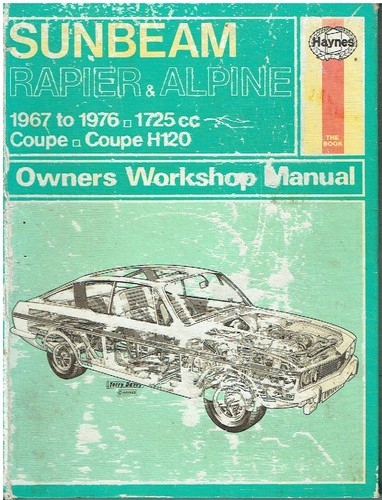 Sunbeam alpine rapier incl - &,