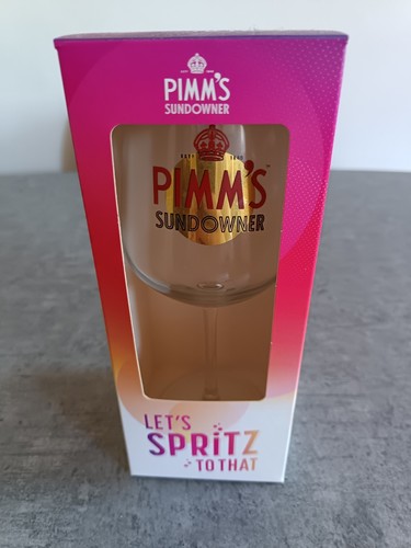 Pimms glass new and boxed - glass,