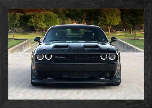 Dodge challenger srt framed - dodge,