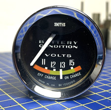 Smiths Battery Condition Voltmeter 52mm 2" BV1000/00 classic car Mini Cooper
