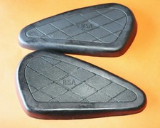 BSA M20 M21 M33 FUEL TANK RUBBER KNEE GRIPS RIGID PLUNGER 65-8314  63-8315