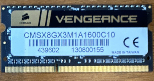 Corsair vengeance 8gb - corsair,