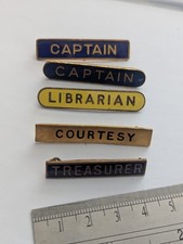 Vintage school enamel - enamel, pin
