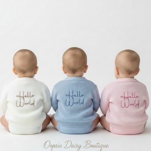 Hello world knitted - hello,