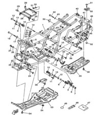 YAMAHA Grizzly 450 / 350 Stay, Fender 1, 5ND-F1513-00 YFM450 Radiator Support