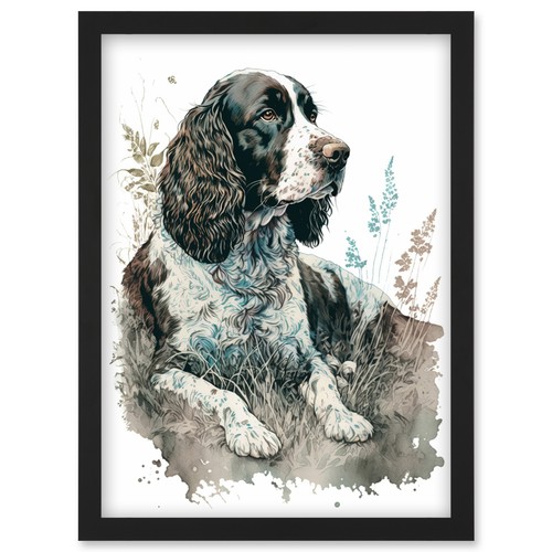English springer spaniel dog - springer,