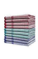 Pack of 6 Terry 100% Cotton Tea Towels Set Dish Kitchen Cloths Cleaning Drying