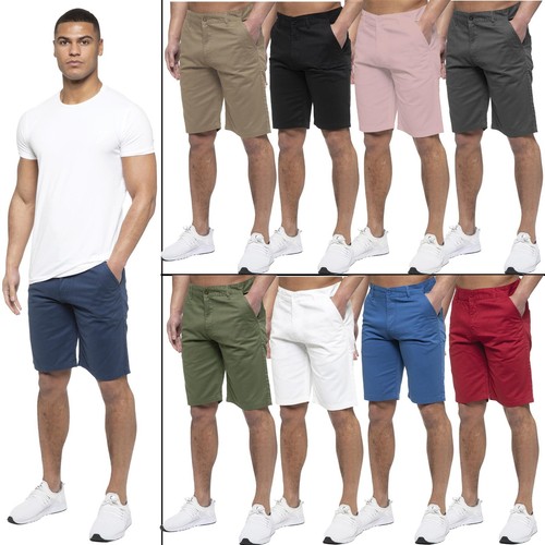 Enzo mens chino shorts - enzo,