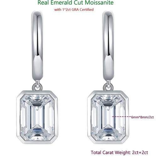 2ct vvs1 emerald cut - d,