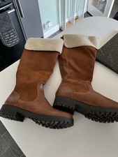 Ladies Suedette Knee Length