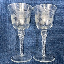 Vintage grape leaf etched - x,