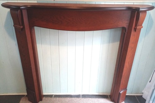 Wooden fireplace surround - wooden,
