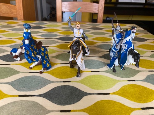 Toy knight and - horse, figure