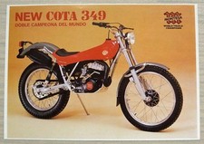 MONTESA COTA 349 Motorcycle Sales Specification Leaflet c1982 #FT 349/82