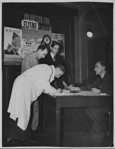 Two aircraft workers and gpo - aircraft,